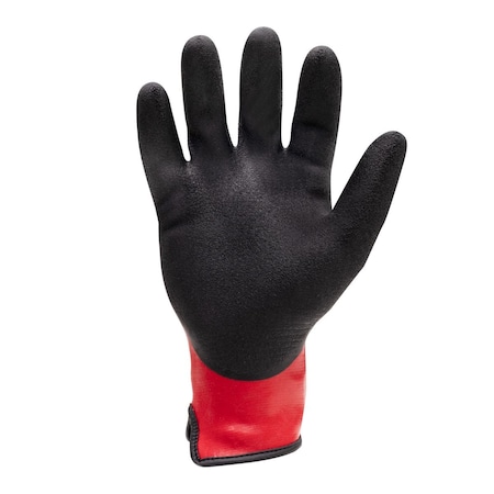 212 Performance Coated Gloves, Natural Rubber Latex, 3/4 Dip, Red, M 12 PK AXSDG-05-009